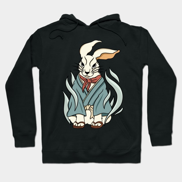 Jappanese Rabbit of Water Hoodie by diocreate